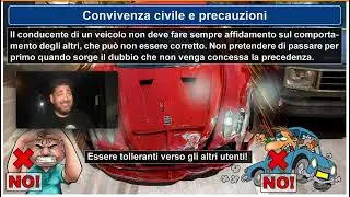 Comportamento del conducente verso gli altri utenti della strada (Patente B)