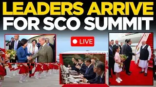 LIVE NEWS | World Leaders Arrive in China for SCO Summit | Xi Jinping Hosts High-Stakes Talks