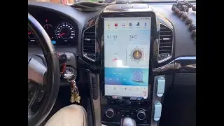 Tesla Screen Android Car Stereo GPS Navigation Head Unit Replacement Chevrolet Chevy Captiva 13-17