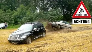Querly vs. Stefan - Audi 80 vs. PT Cruiser Stockcar | Dumm Tüch