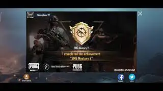 Pubg Mobile SMG Mastery V achieved