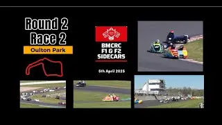 Sat Race 4 F1 and F2 Sidecars - Bemsee 2025 - 5th April 2025 - Oulton Park