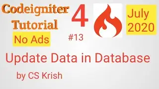 How to Update Data in Database using Codeigniter 4 tutorial in hindi