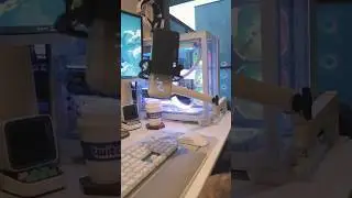 WHITE Elgato Wave Mic Arm LP Unboxing! #elgato #gifted #whitesetup #pcsetup