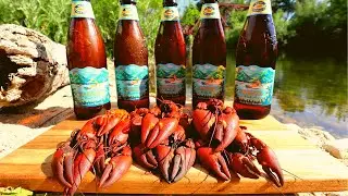 Beer Boiled Crawdads Catch n' Cook! (Scrumptious!)