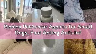 Review PetArmor Aspirin for Small Dogs, Fast Acting Anti-Inflammatory and Pain Relief For Dogs, Vet-