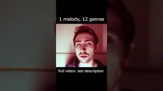 1 Melody, 12 Music Genres ... does it work? #melody #musicarranger #experiment #proof