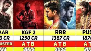 Top 50 Highest Grossing Movies In India 🔥|   RRR, Salaar, Pathan, Kgf 2 🎉 | Movies Box Collection 💥