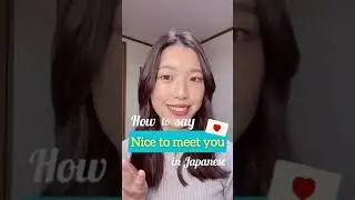 &ldquo;Nice to meet you&rdquo; in Japanese