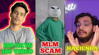 Gamerfleet 100 DAY 100 VIDEO 😱 || Angry Prash MLM SCAM || Rawknee Hacienda