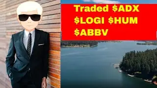 Traded $ADX $LOGI $HUM $ABBV using Options