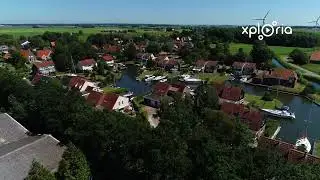 Jachthaven De Vrijheid B.V., Warns, Netherlands 2019.07 aerial video