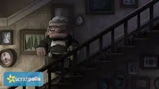 Up: Una aventura de altura (2009) - Escenas de Carl Alone (HD) en (Espa&ntilde;ol Latino)
