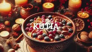 Ukrainian Didukh, Uzvar, Kutia.