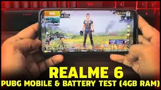 Realme 6 PUBG Mobile Test in 4GB RAM & 64GB | Graphics, Heating & Battery drain Test in 2 hours game