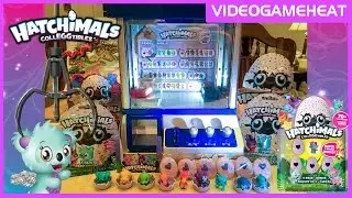 HATCHIMALS CollEGGtibles Egg Hatching CLAW MACHINE Challenge |  Surprise Blind Bag Review | Season 1