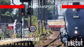 Trains at Haymarket ECML, WCML, EGML, EDML&hellip; 13/08/2025 feat: Sir Nigel Gresley