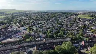 DJI NEO DRONE AERIAL FLIGHT, BLACKBURN, LANCASHIRE, RIBBLE VALLEY, UK ,VIDEO QUALITY TEST