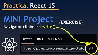 React Mini Project: Clipboard Copy + Snackbar Feedback