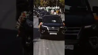 VIP car entry 🚘|| black fortuner kafila || UP 78 #shorts #viral #kafila #trending #ytshorts