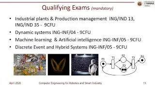 Master's Degree Computer Engineering for Robotics and Smart Industry