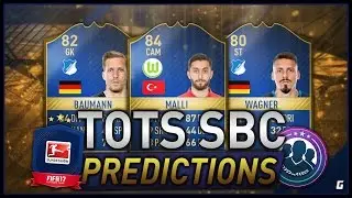 FIFA 17 TOTS Bundesliga SBC Predictions FT TOTS Baumann, TOTS Malli & TOTS Wagner