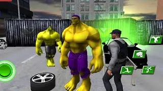 New Monster Hero City Battle | Incredible Hulk Vs Spiderman Vs Batman Vs Yellow Monster Vs Ironman
