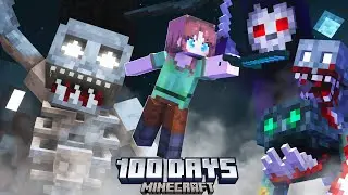 I Survived 100 Days in Spooky Minecraft!