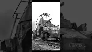 WWII Rarity: Sd.Kfz. 232 Armored Car on Rails (1942)