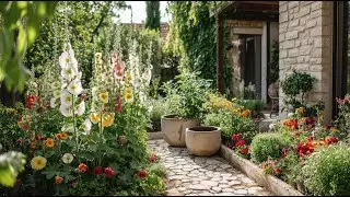 Soft Pastel Balcony Cottage Garden Designs for a Calm Retreat