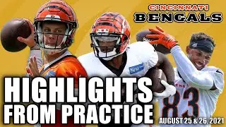 Bengals Practice Highlights | Ja'Marr Chase, Tyler Boyd and More!