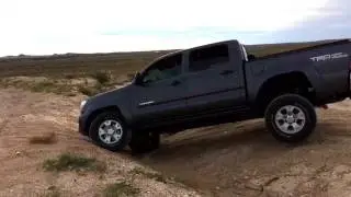 Flexing a stock 2015 Tacoma TRD Offroad