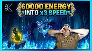 60000 ENERGY INTO x3 SPEED FARM - GEAR ROLLING  RAID: Shadow Legends