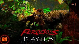 I Am Stranded On An Island Of FEROCIOUS Dinosaurs! | Ferocious Playtest Full Gameplay