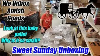Unboxing a Baby Pallet - Why did they ship so few items on this pallet? Amish items!!