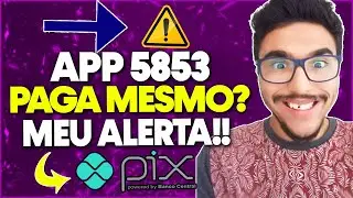 Resolvi testar o App 5853! Ele &eacute; Confiavel mesmo? CONTEI NESSE VIDEO! App 5853