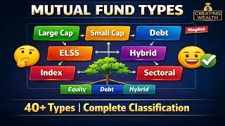 Mutual Fund Types समझो | 40+ Funds Complete Classification | Equity, Debt, Hybrid Explained