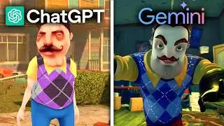 ChatGPT vs Gemini Crean Hello Neighbor desde Cero