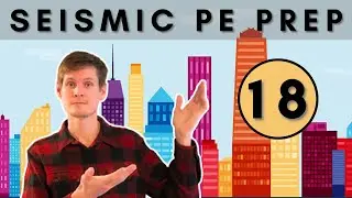 PE Seismic Example Problem - 18 #structuralengineering #civilengineering #engineering