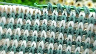Beautiful Tunisian Crochet baby blanket  Tutorial 🧶#crochet