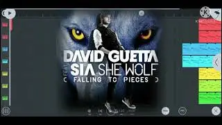 David Guetta ft Sia - She wolf ( falling to pieces ) | fl studio mobile ( Remake ) + flm