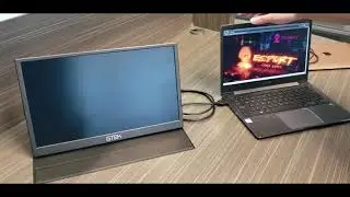 GTEK Portable Monitor Connectivity - 1 & 2 Cable Method