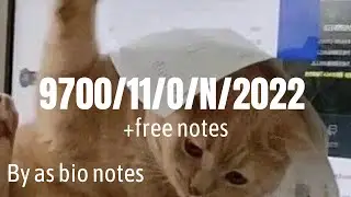 9700/11/O/N/2022/guided solution for as biology