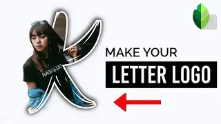 3d letter portrait logo | Snapseed editing tutorial