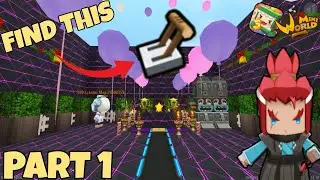 Find the Switch Part 1 | Mini World Block Art | Map Review & Gameplay