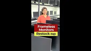😍 ඔන්න වැඩිම ඉල්ලුමක් තියෙන Frameless IPS Monitors restock කළා.