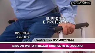 risolvi water 051 supporto alzarsi e sedersi water wc