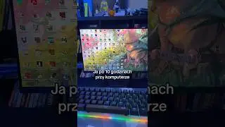 Jak jest dobra gra to człowiek się czasem zapomina😅 #gamer #gry #komputer