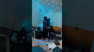 Quick Cloud ceiling install so easy a child can do it.  Thunder n lightning effect for gaming room.