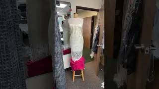Upcycling a wedding dress into a custom wedding reception dress for my client | Seamstress | Bridal